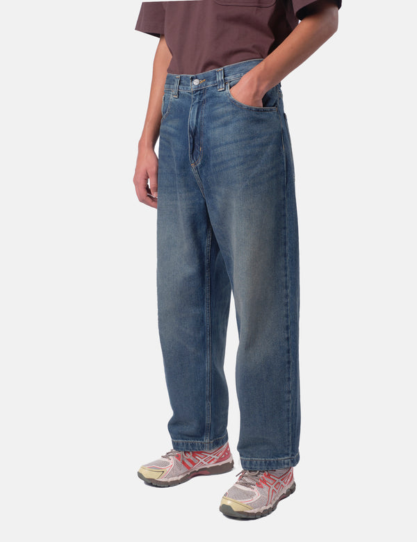 Carhartt WIP Brandon Pant - Blue Worn Used Wash