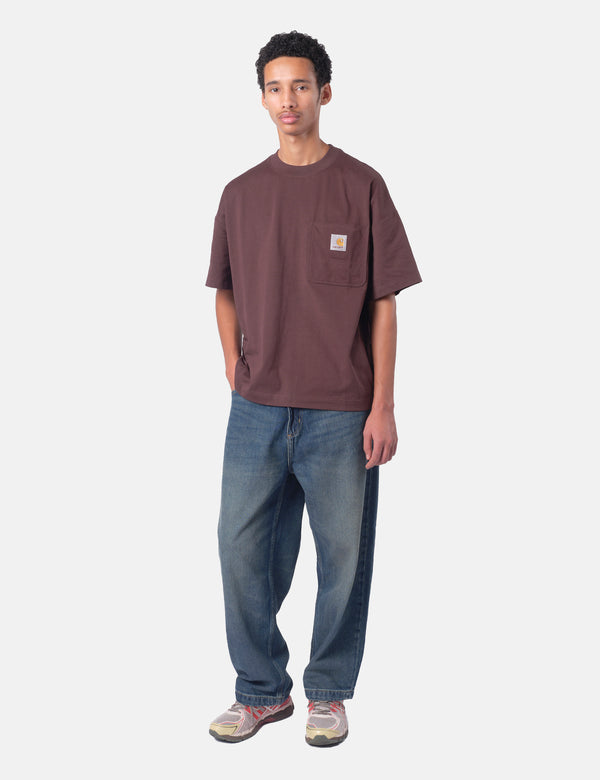 Carhartt WIP Brandon Pant - Blue Worn Used Wash
