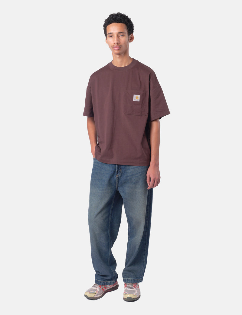 Carhartt WIP Brandon Pant - Blue Worn Used Wash