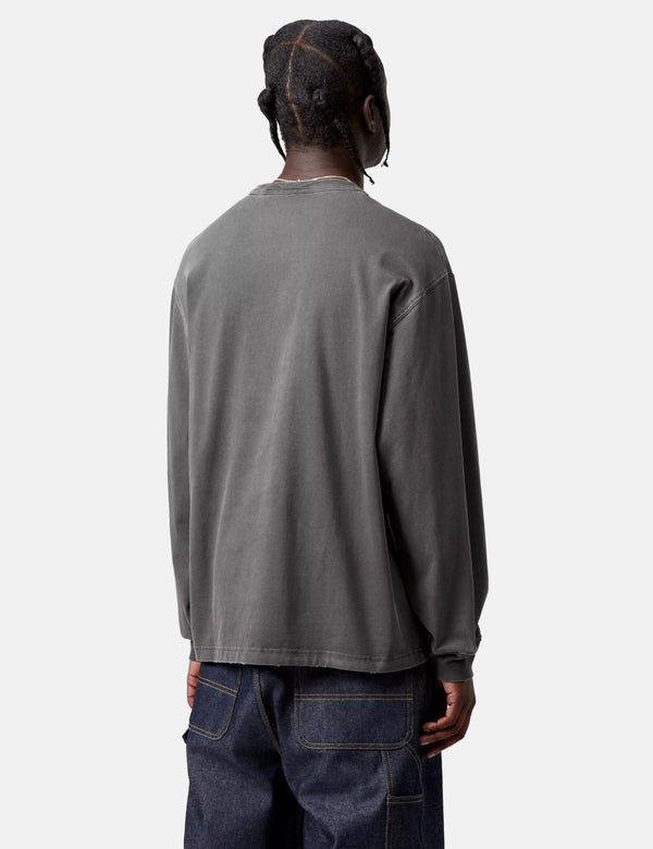 Carhartt WIP Torion Long Sleeve Pocket T-Shirt - Black