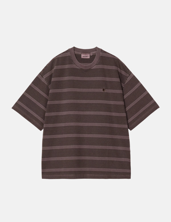 Carhartt WIP Hanson T-Shirt - Palisander Burgundy