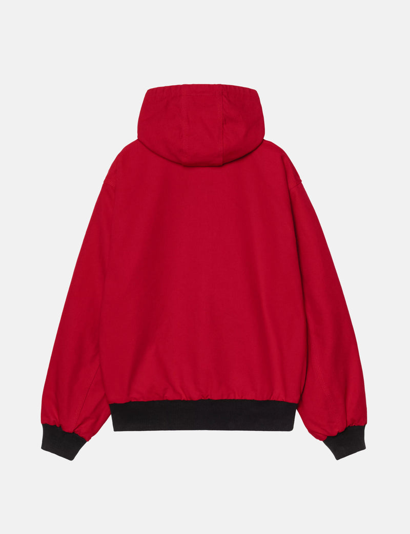 Carhartt WIP 50 Years Anniversary OG Active Jacket Canvas - Black/USA Red Rinsed