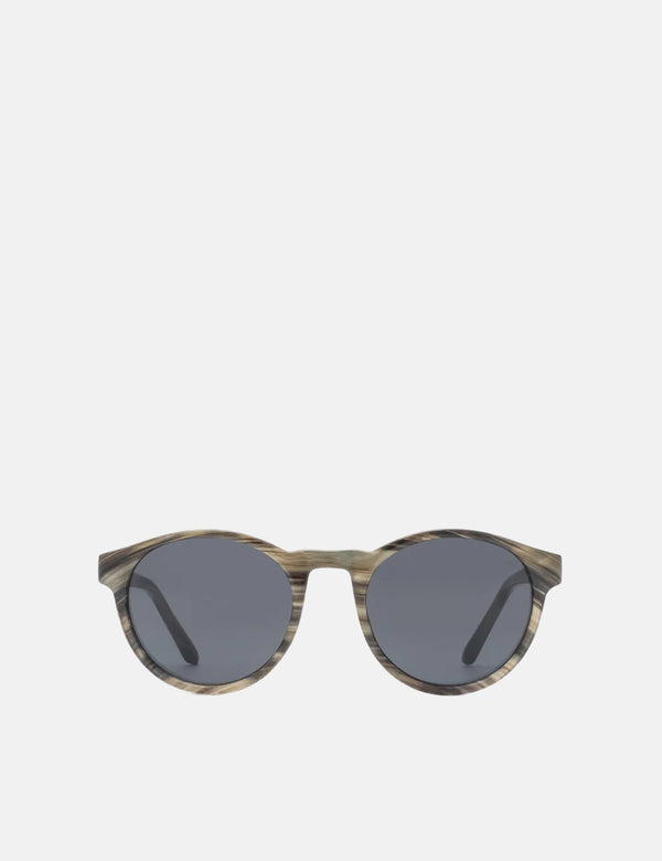 A.Kjaerbede Marvin Sunglasses - Striped Horn