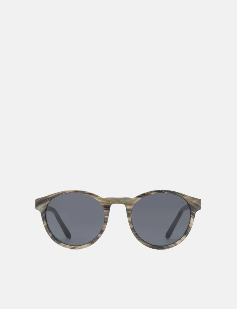 A.Kjaerbede Marvin Sunglasses - Striped Horn