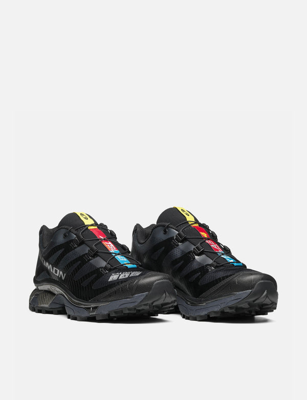 Salomon XT-4 OG Trainers - Black/Ebony/Silver Metallic X