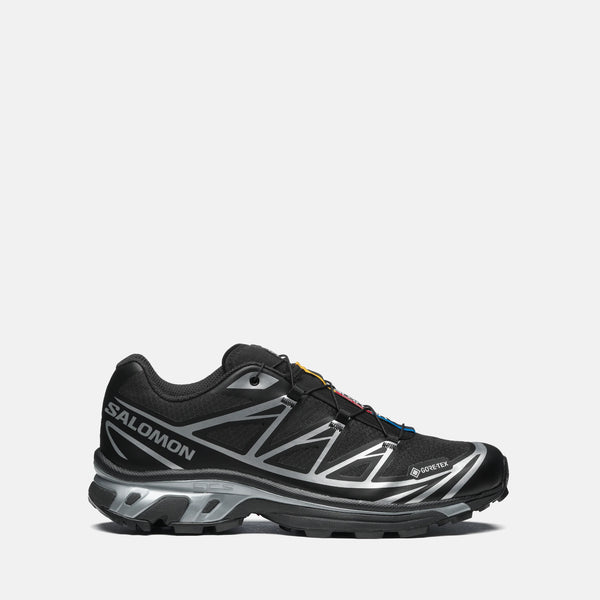 Salomon XT-6 GTX Gore-Tex Trainers - Black/Silver | Urban Excess