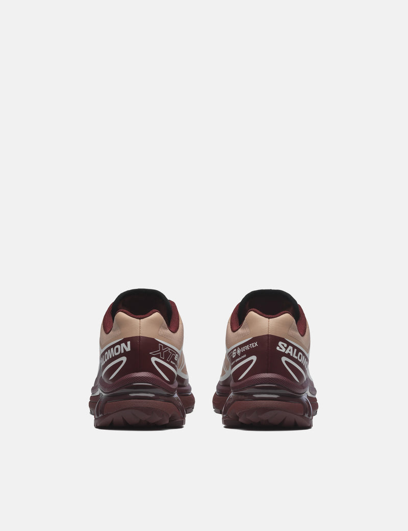 Salomon XT-6 GTX Trainers - Mahogany Rose/Tawny Port/Black