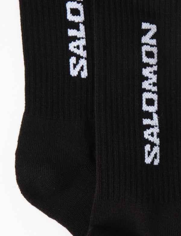 Salomon Everyday Crew Socks (3-Pack) - Black