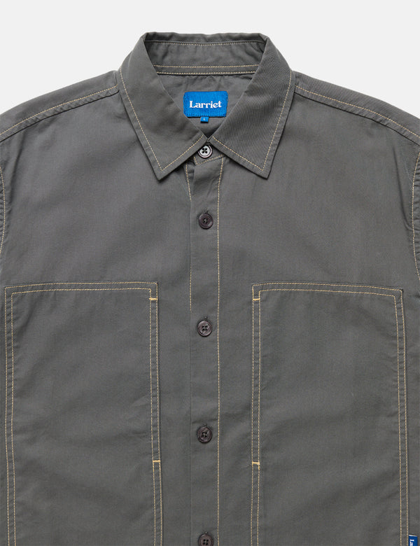 Larriet Cliff Short Sleeve Shirt - Charcoal Grey