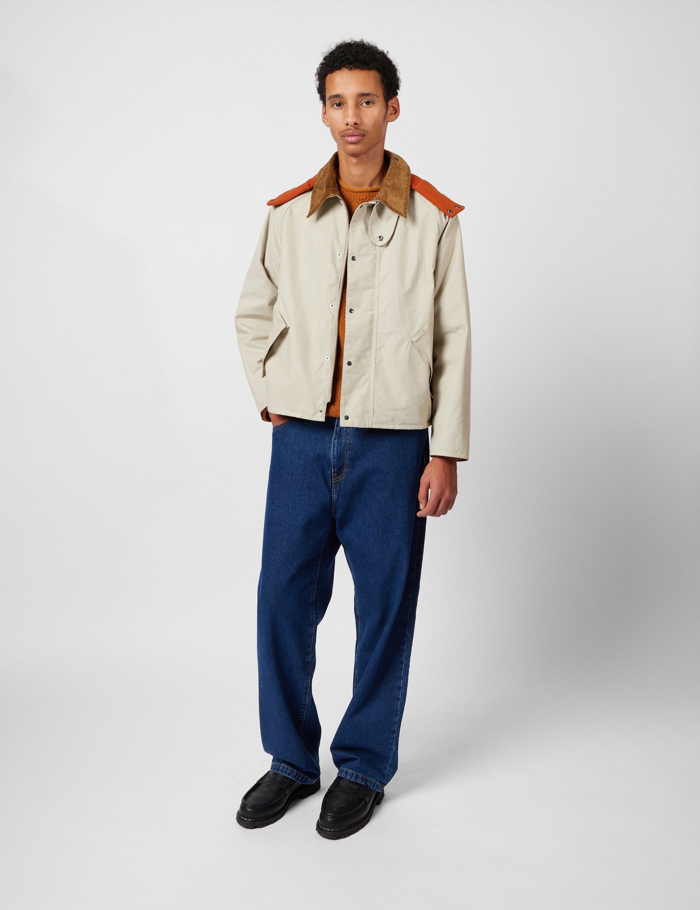 KAPTAIN SUNSHINE✖️ Barbour ブルゾン【36】 Barbour x Kaptain Sunshine Short Cruiser Iron