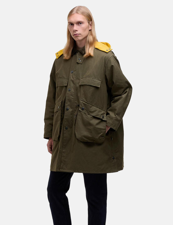 Barbour x Kaptan Sunshine Bedale Field Coat - Khaki Brown