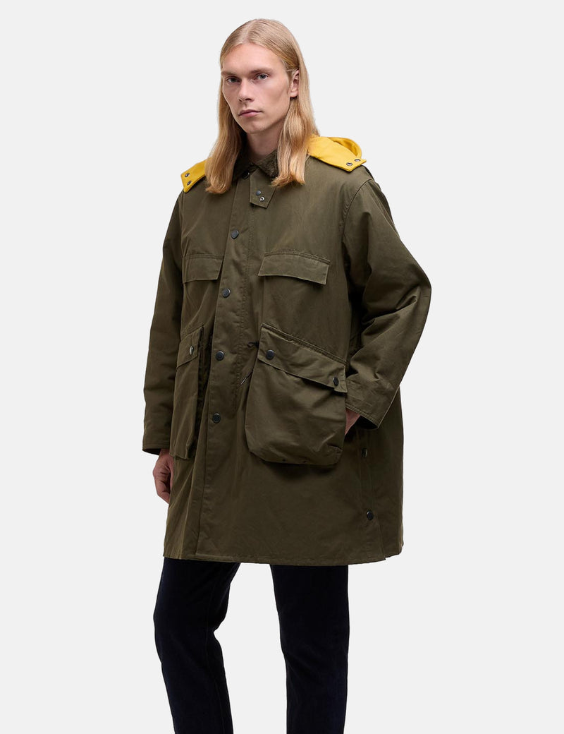 Barbour x Kaptan Sunshine Bedale Field Coat - Khaki Brown
