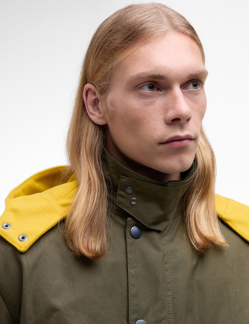 Barbour x Kaptan Sunshine Bedale Field Coat - Khaki Brown
