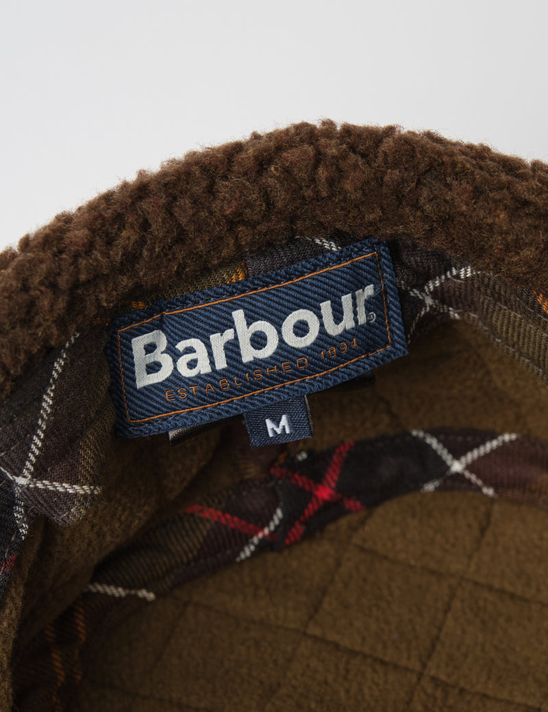 Barbour Stanhope Hunting Ear Flap Cap - Olive Green