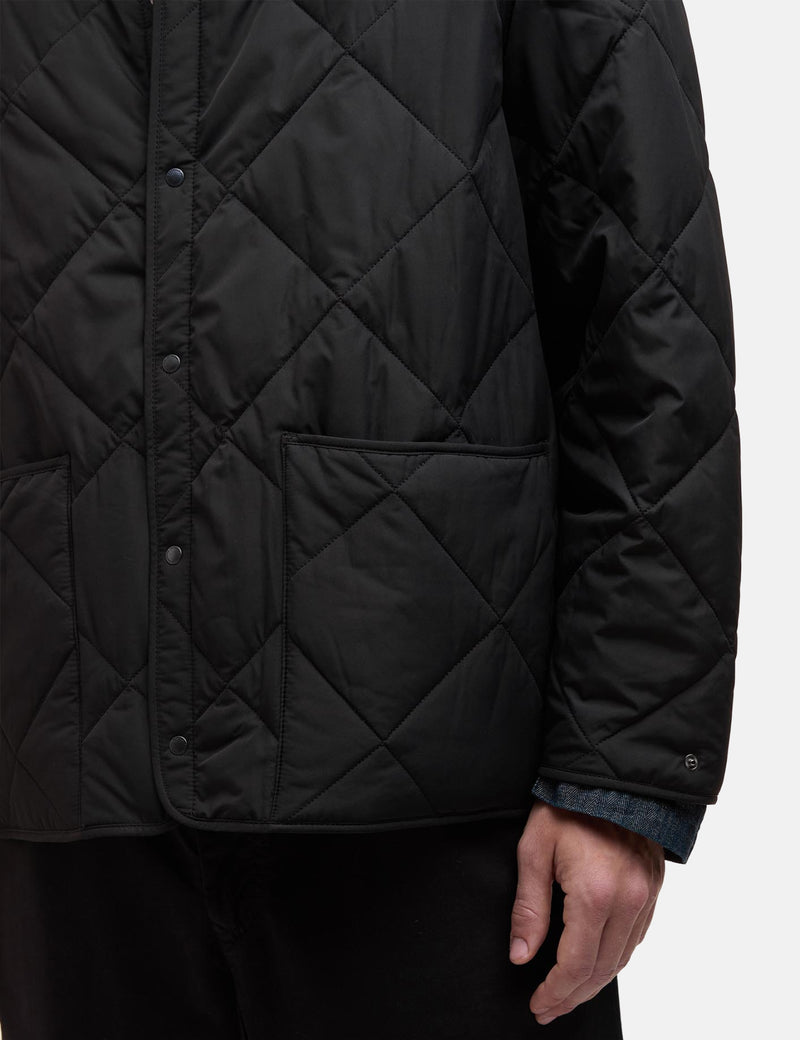 Barbour x Kaptain Sunshine Quilted Liner Jacket - Black