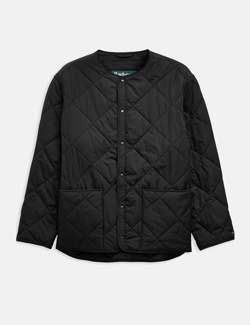 Barbour x Kaptain Sunshine Quilted Liner Jacket - Black
