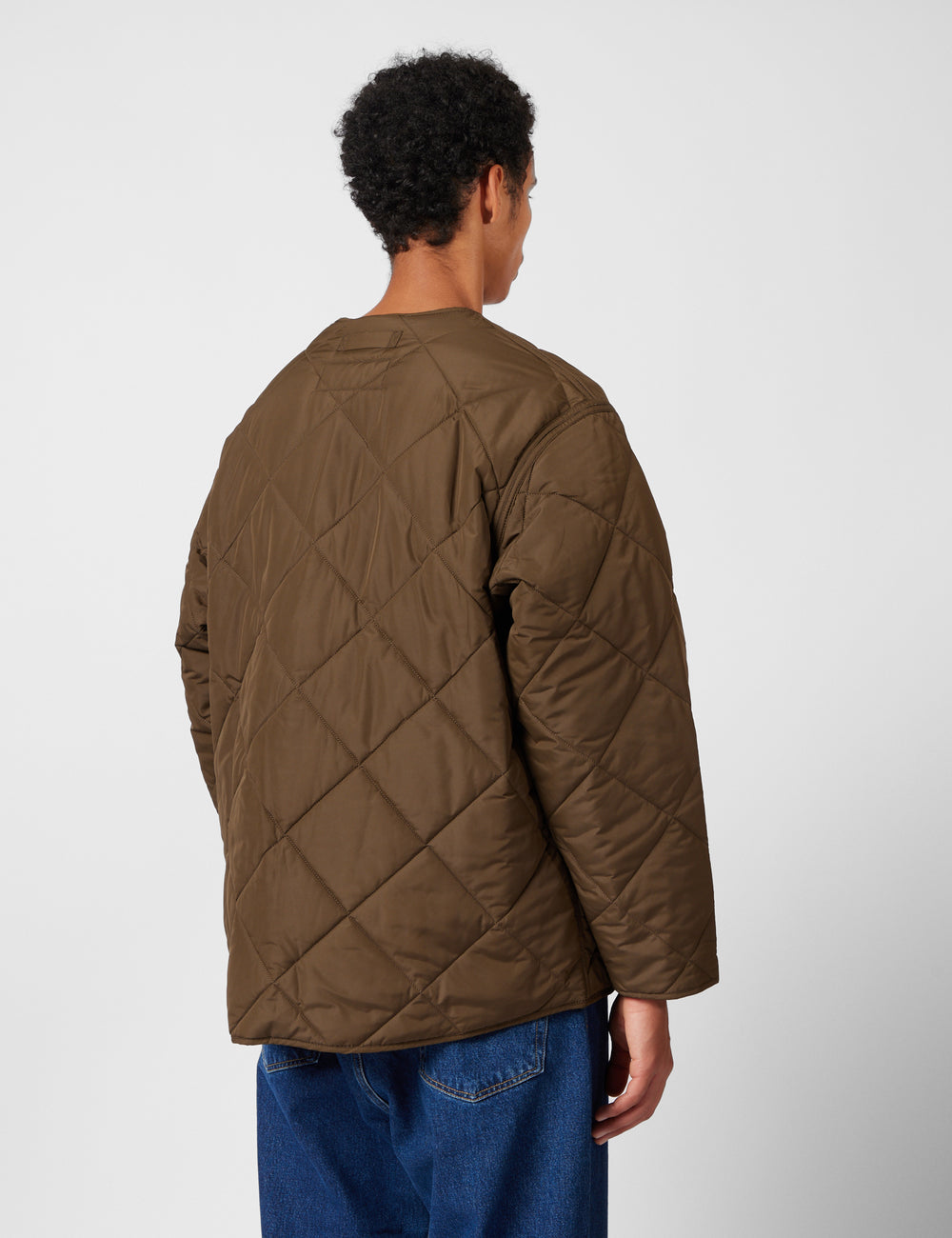 Barbour x Kaptain Sunshine Quilted Liner - Khaki Brown | Urban