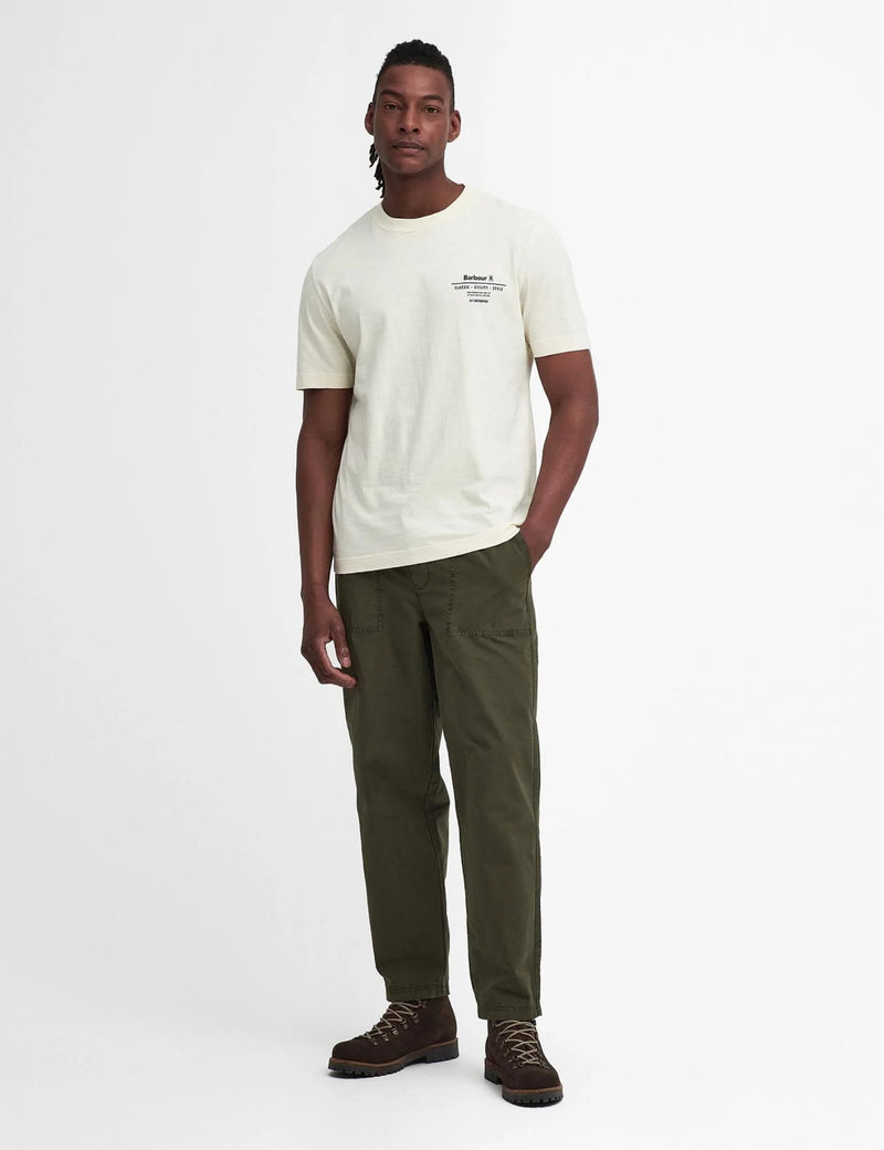 Barbour Heritage Grindle Trousers (Straight Fit) - Olive Green