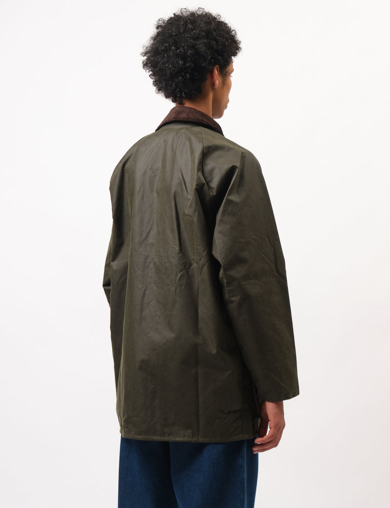 Barbour Beaufort Wax Jacket - Archive Olive Green