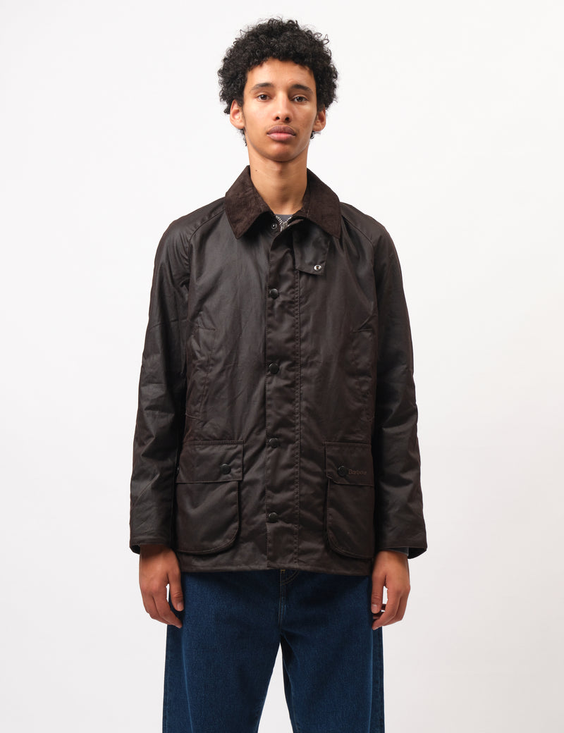 Barbour Ashby Wax Jacket - Rustic Brown