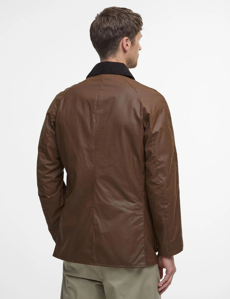 Barbour Ashby Wax Jacket - Bark Brown