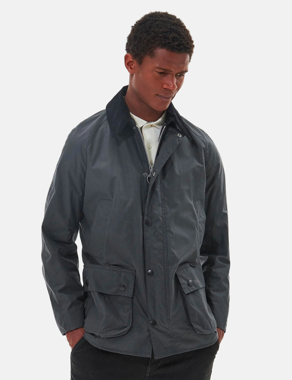 Barbour Ashby Wax Jacket - Grey/Classic | Urban Excess. – URBAN EXCESS