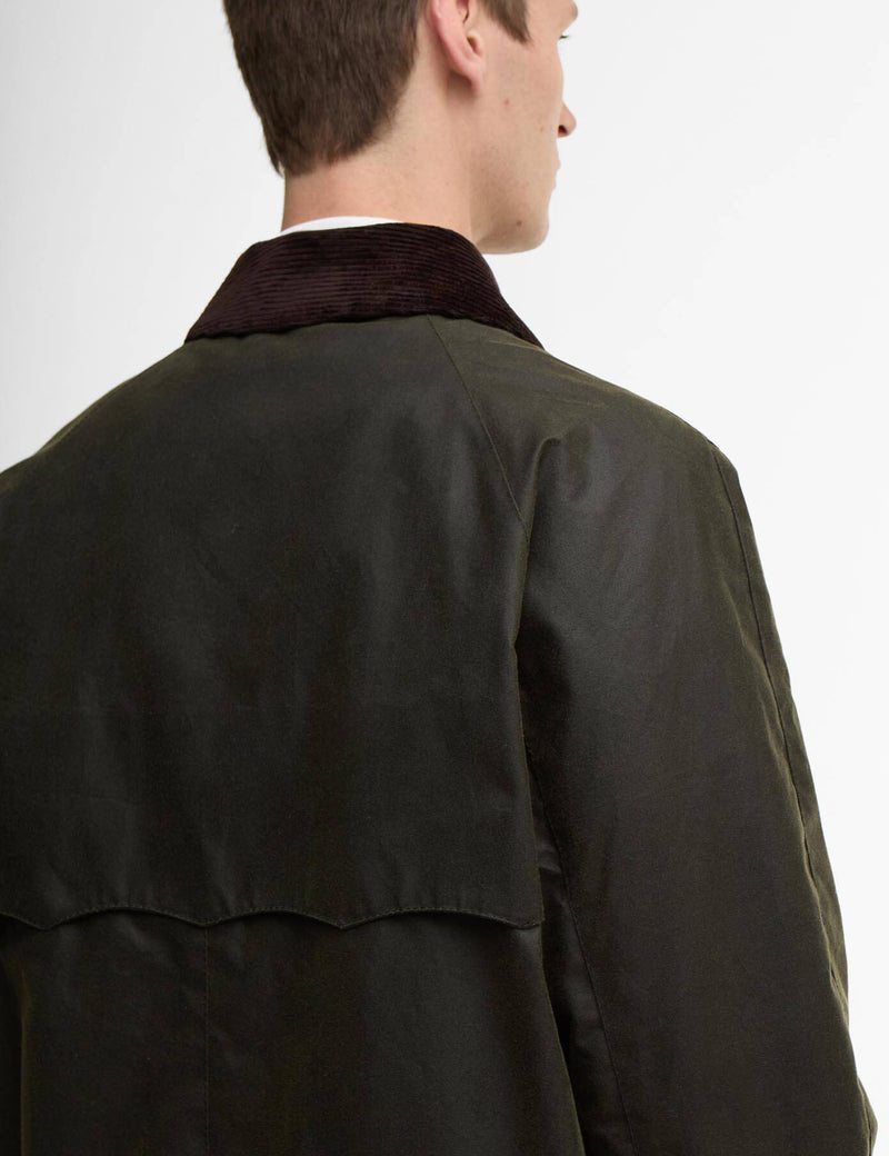 Barbour x Baracuta Tyne Wax Coat - Archive Olive Green