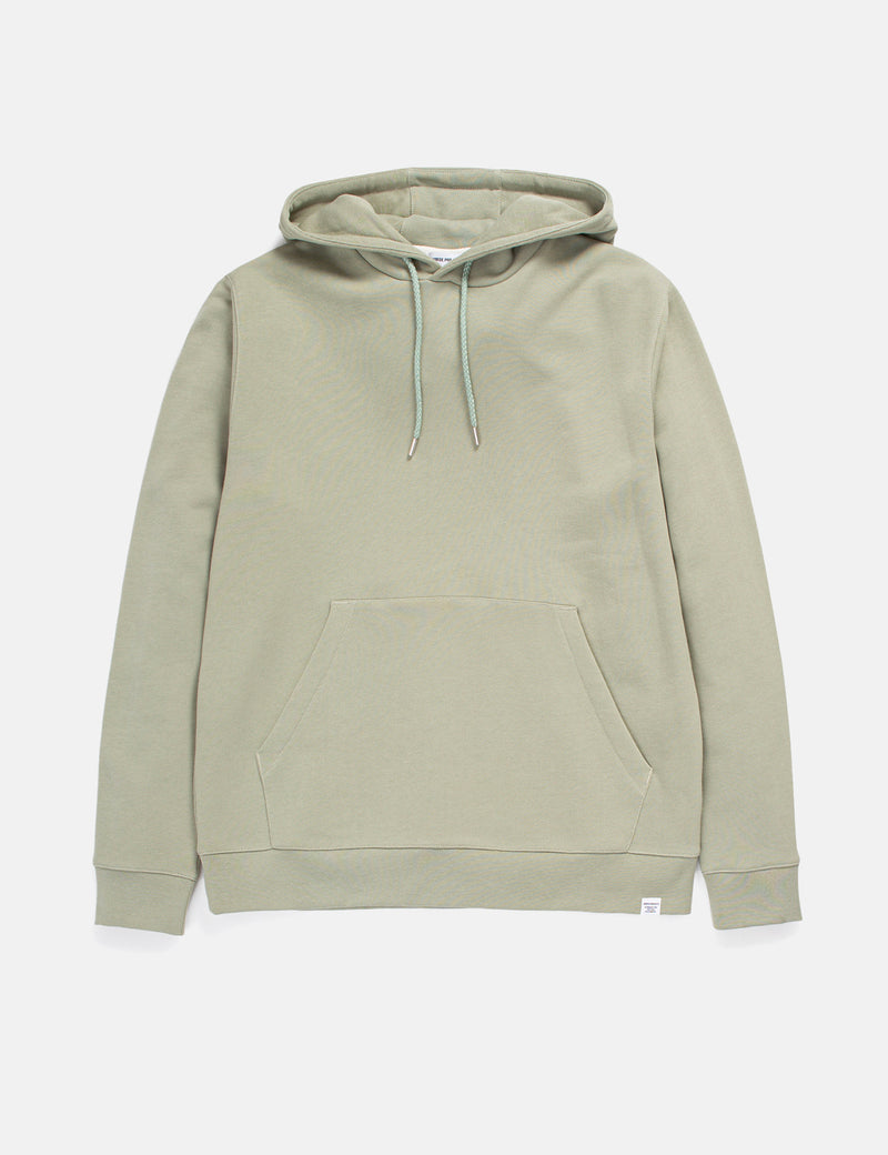 Norse Projects Vagn Hooded Sweatshirt - Sunwashed Green