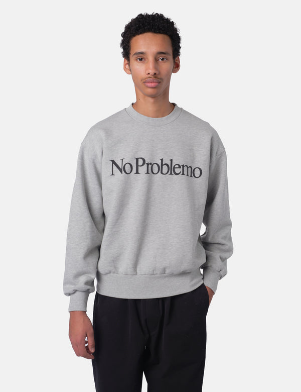 No Problemo Sweatshirt - Grey Marl