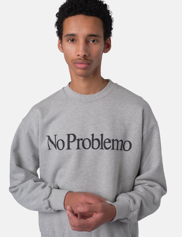 No Problemo Sweatshirt - Grey Marl