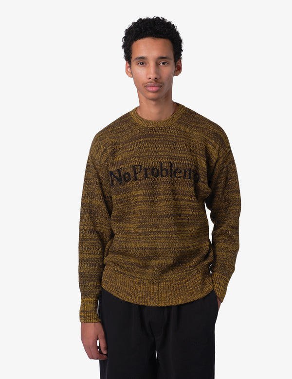 No Problemo Mosca Crew Neck Jumper - Brown