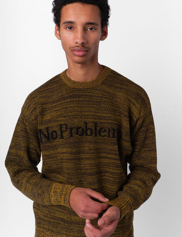 No Problemo Mosca Crew Neck Jumper - Brown