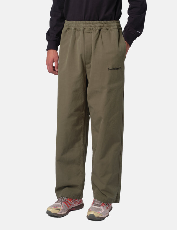 No Problemo Mini Problemo Ripstop Work Pant - Olive