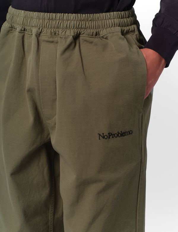 No Problemo Mini Problemo Ripstop Work Pant - Olive