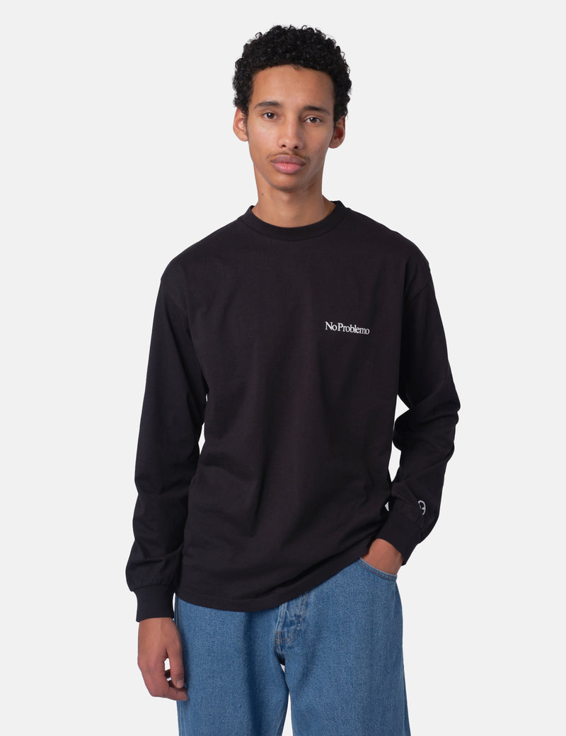 No Problemo Mini Problemo Long Sleeve T-Shirt - Black