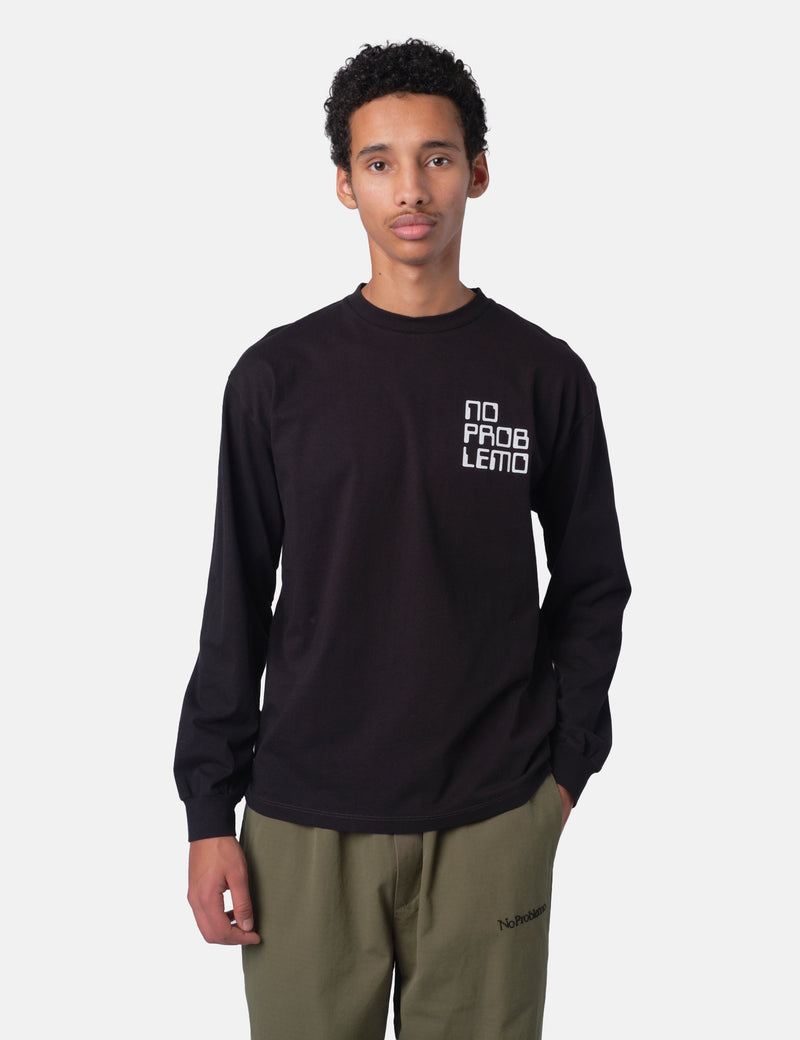 No Problemo Universal Friendship Long Sleeve T-Shirt - Black