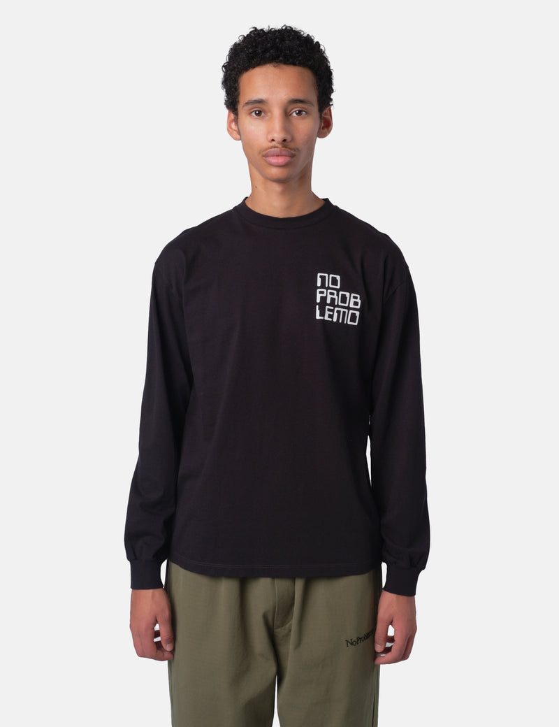 No Problemo Universal Friendship Long Sleeve T-Shirt - Black