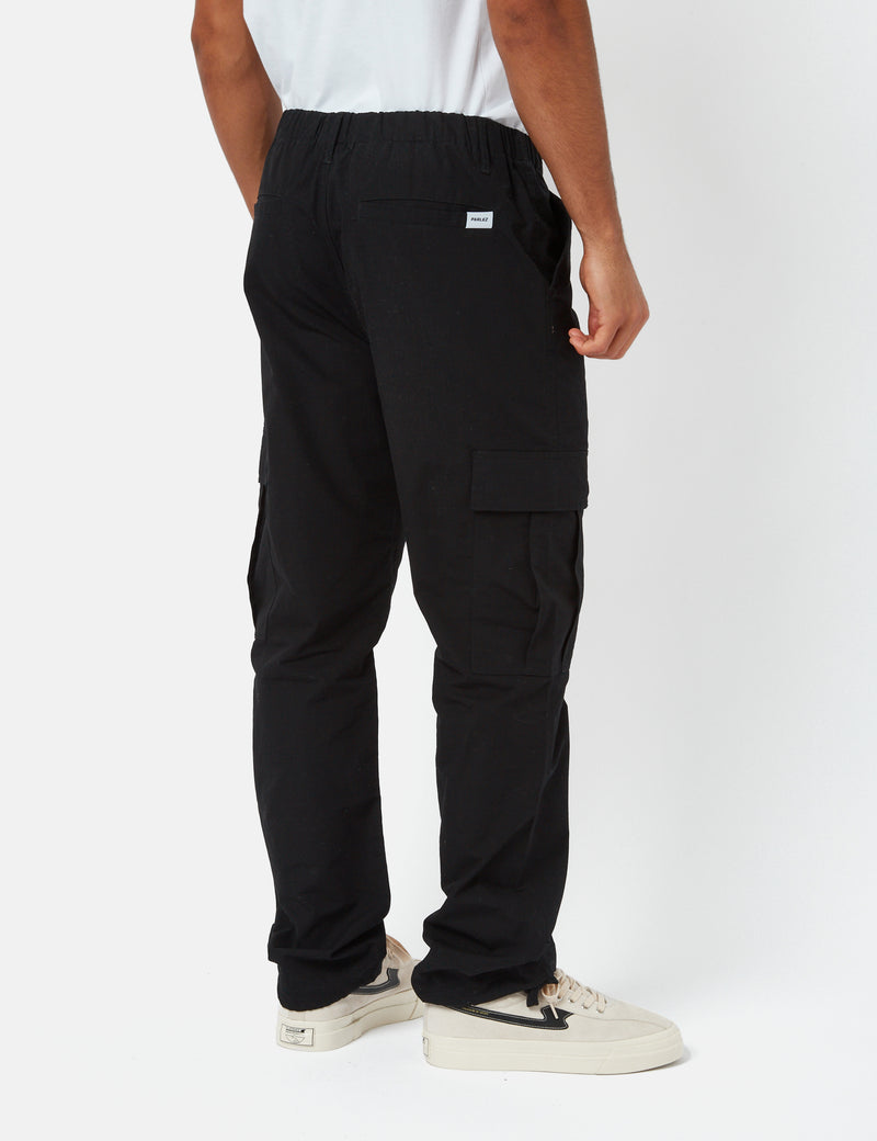 Parlez Gilbert Cargo Pants - Black