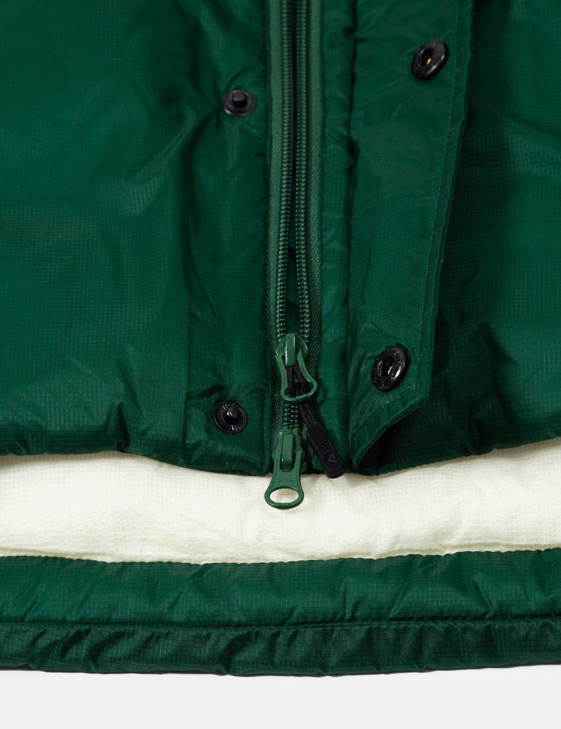 Purple Mountain Observatory Cocoon Puffa Jacket - Eden Green