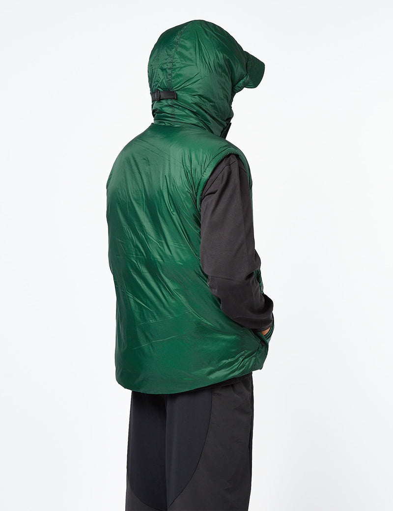 Purple Mountain Observatory Cocoon Puffa Jacket - Eden Green