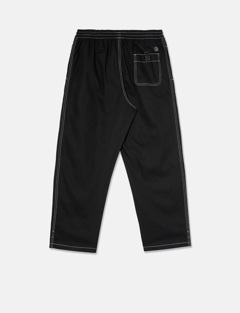 Polar Skate Co. Contrast Surf Pants - Black/White