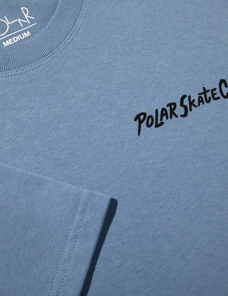 Polar Skate Co. Yoga Trippin' T-Shirt - Oxford Blue