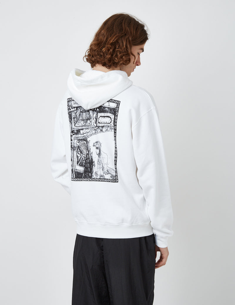 Polar Skate Co. Gorilla King Hooded Sweatshirt  - White