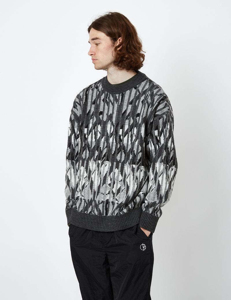 Polar Skate Co. Paul Knit Sweatshirt - Grey