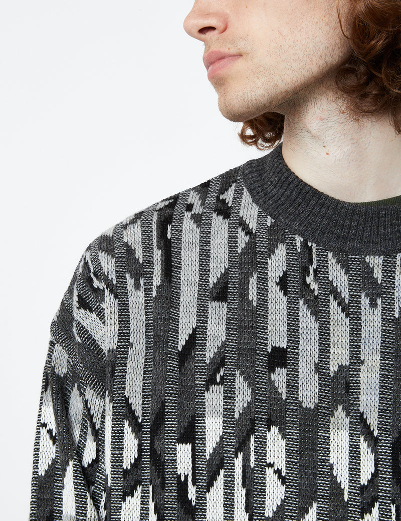 Polar Skate Co. Paul Knit Sweatshirt - Grey