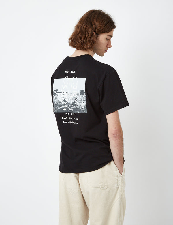 Polar Skate Co. Struggle T-Shirt - Black