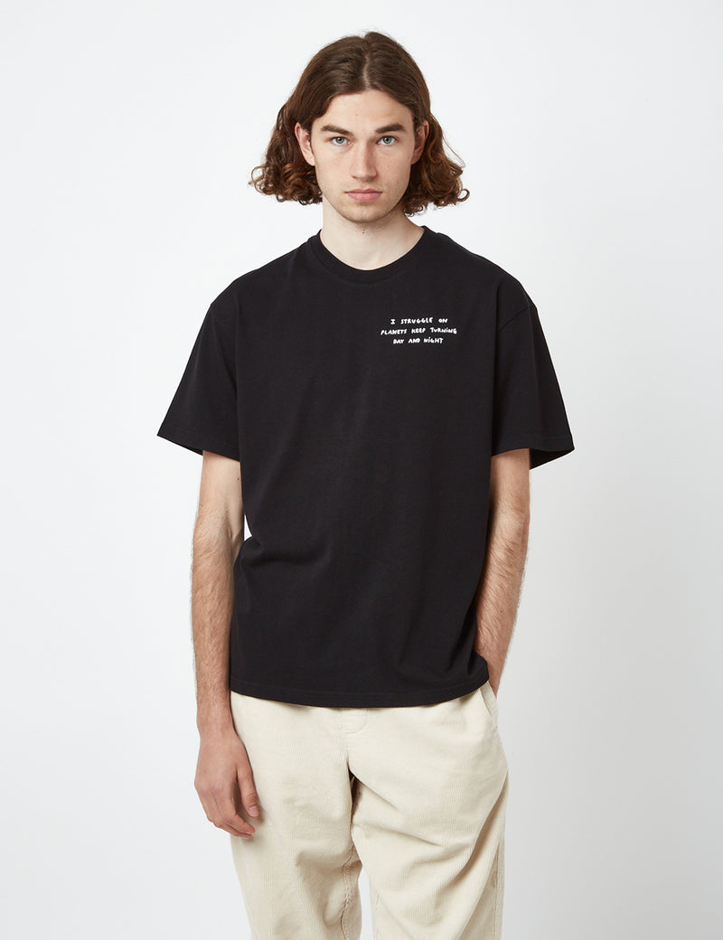 Polar Skate Co. Struggle T-Shirt - Black