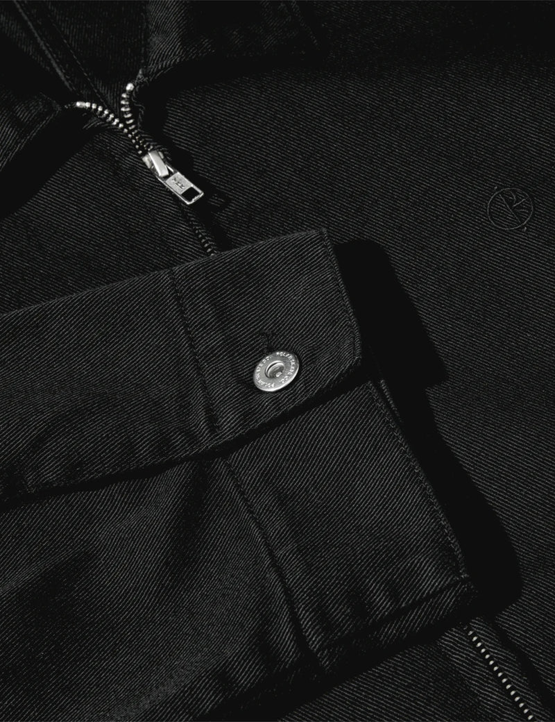 Polar Skate Co. Dane Jacket (Twill) - Black