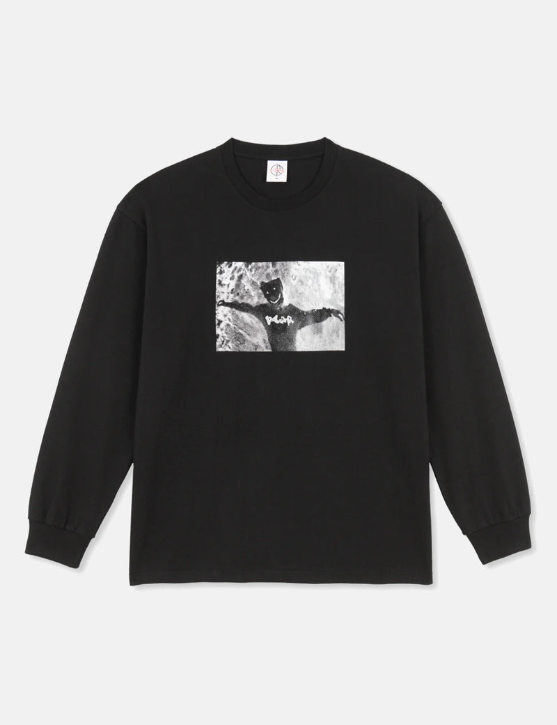 Polar Skate Co. Sustained Disintegration Long Sleeve T-Shirt - Black