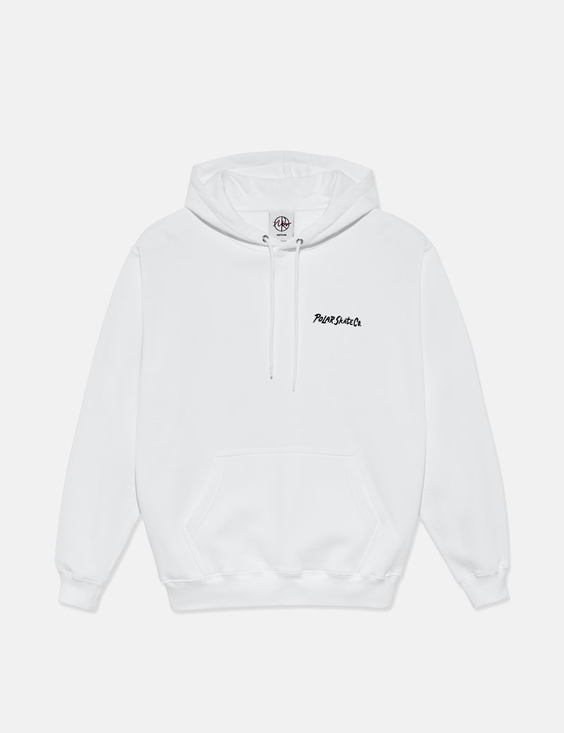 Polar Skate Co. Campfire Hooded Sweatshirt - White